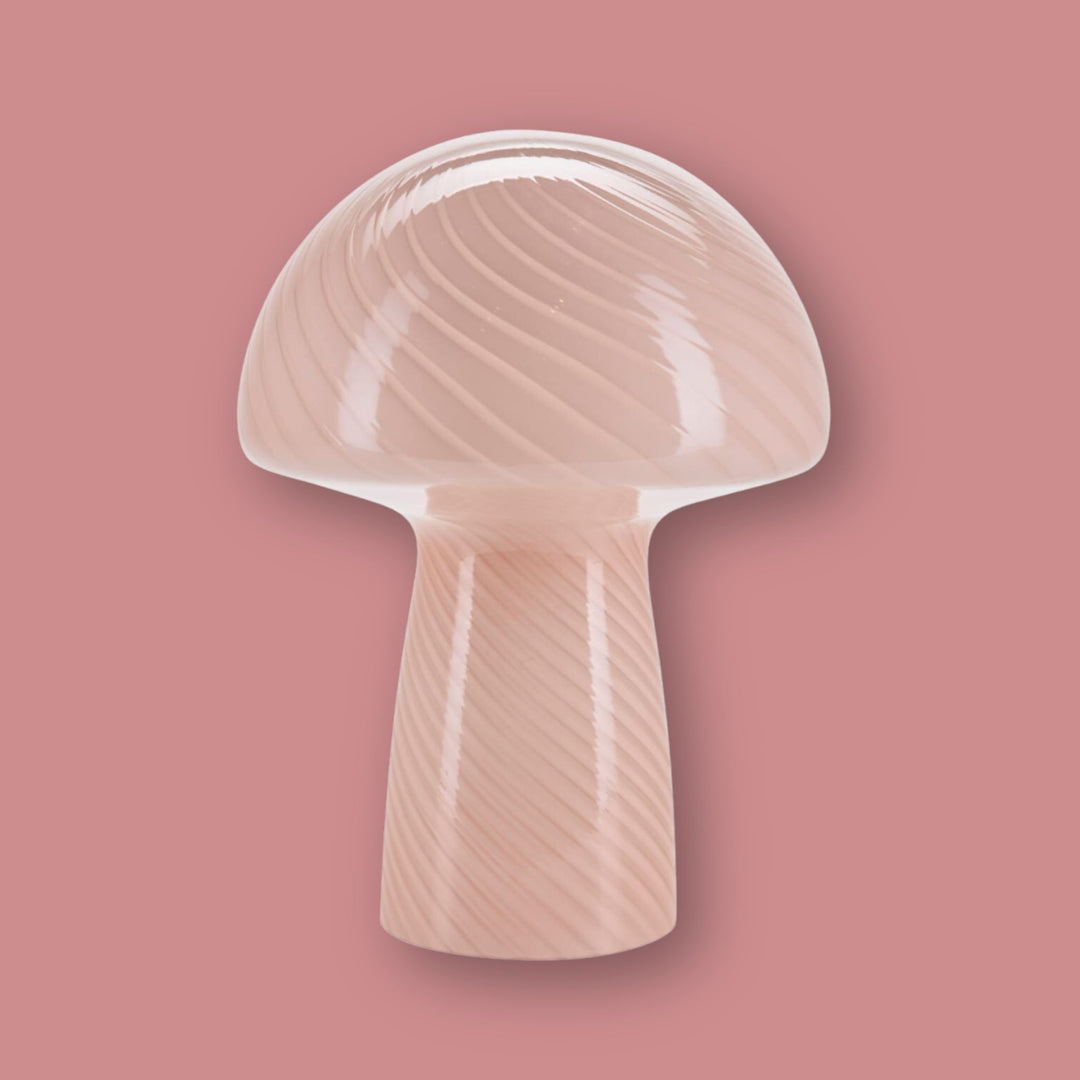 Mushroom tafellamp groot - Roze